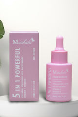 MASHATA 5 IN ONE POWERFUL COLLAGEN HYALURONIC ACID NICOTINAMIDE VITAMIN C, VITAMIN E FACE SERUM